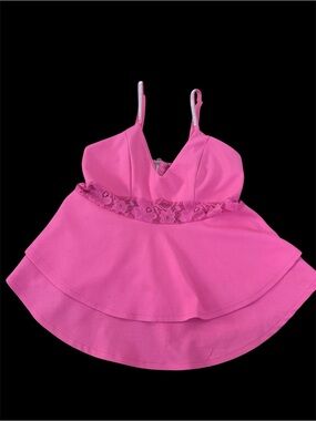 Rue21 Bright Pink Lace Cami Top